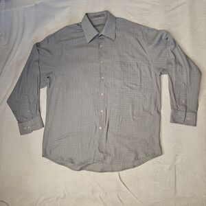 Men's Private Collection by Forsythe Long Sleeve Button Down Shirt grey  